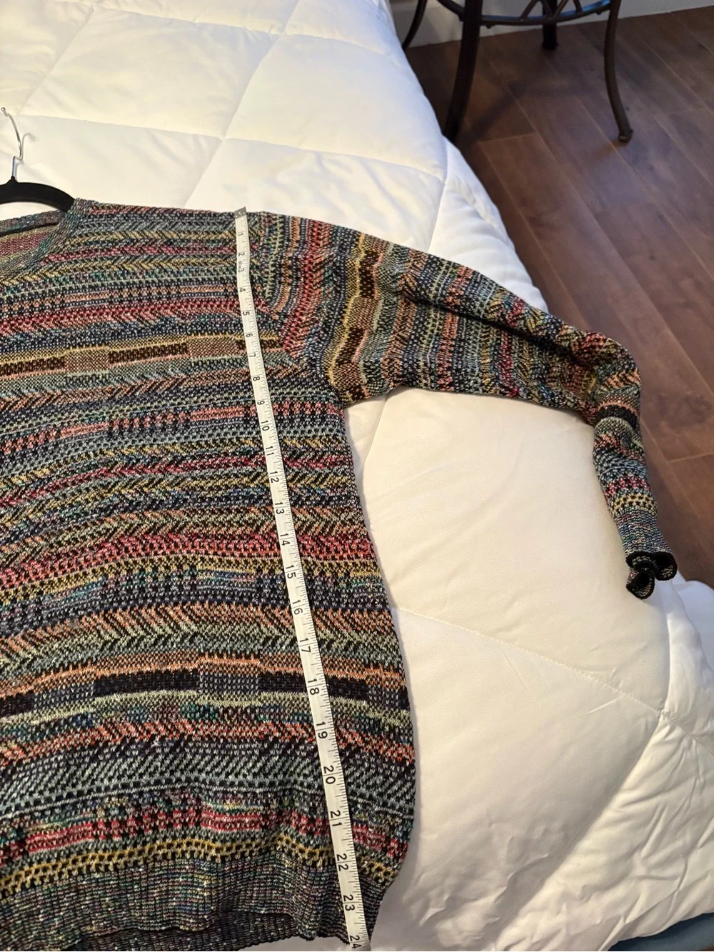 Botto Sweater Multicolor Men’s Striped Knit Crewneck Size M